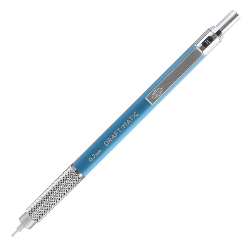ALVIN DM07 Draft/MaticÂ® Mechanical Pencil, 0.7mm, Stainless Steel Drawing and Design Tool for Students and Professionals, Great for Drafting, Architecture, Engineering, and Art - Image 1